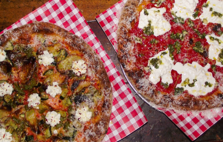 Top events in London today: a photo of two pizzas, on red and white check tablecloths