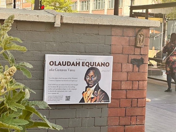 Olaudah Equiano plaque