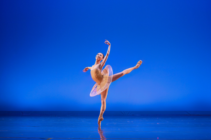 Top events in London this weekend: a ballerina performing against a blue backdrop