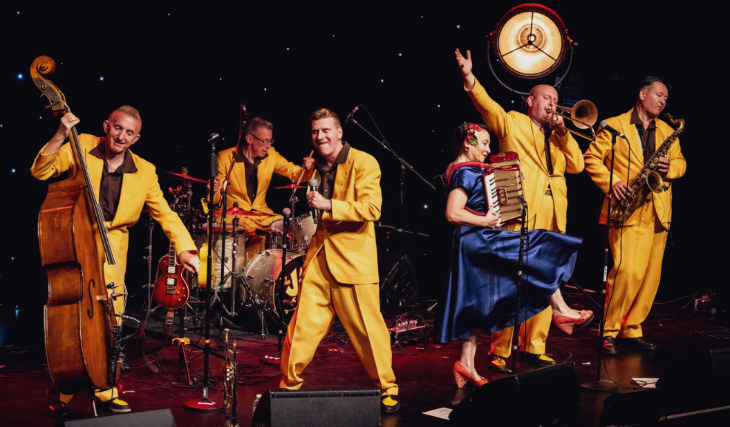 What's on in London today: a six-piece jazz band performing live on stage