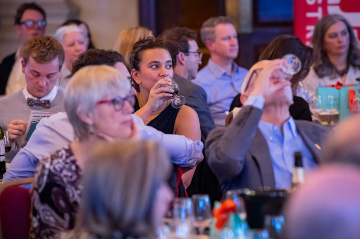 What's on in London today: people sitting at tables sipping glasses of wine