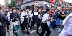 The Soho Waiters' Race: Champagne, Broken Glass And Partial Nudity