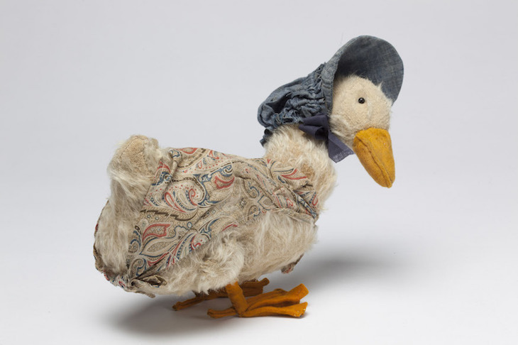 Beatrix Potter's London: a stuffed toy of Jemima Puddleduck