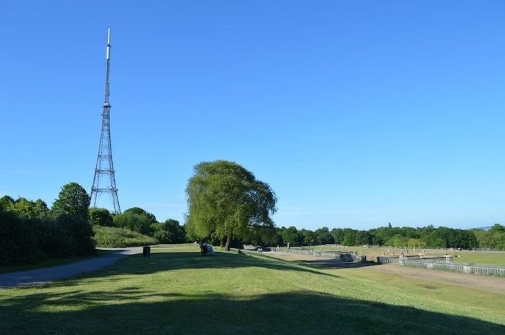 Crystal Palace Park with transmitter