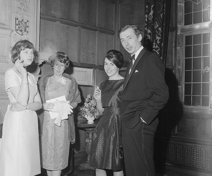 Lord Snowden with some ladies