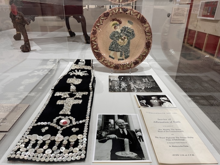 objects on display at st martin in the fields