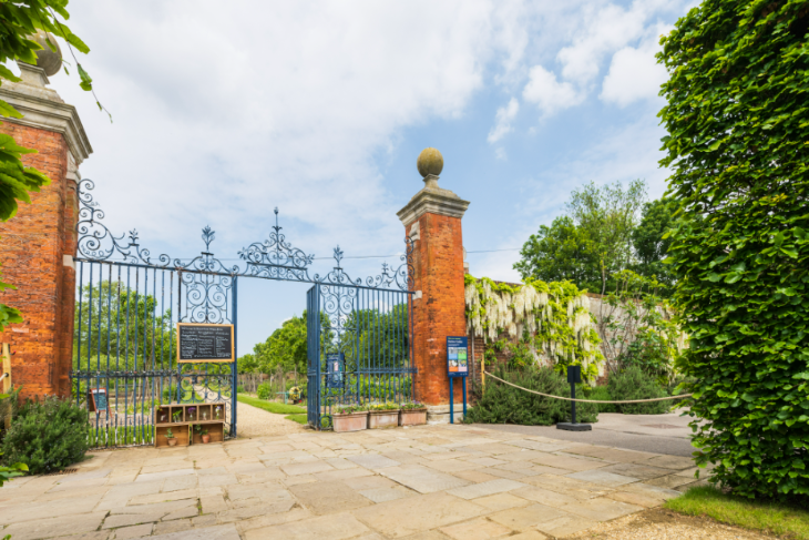 Top events in London today: the gates to the kitchen garden at Chiswick House and Gardens
