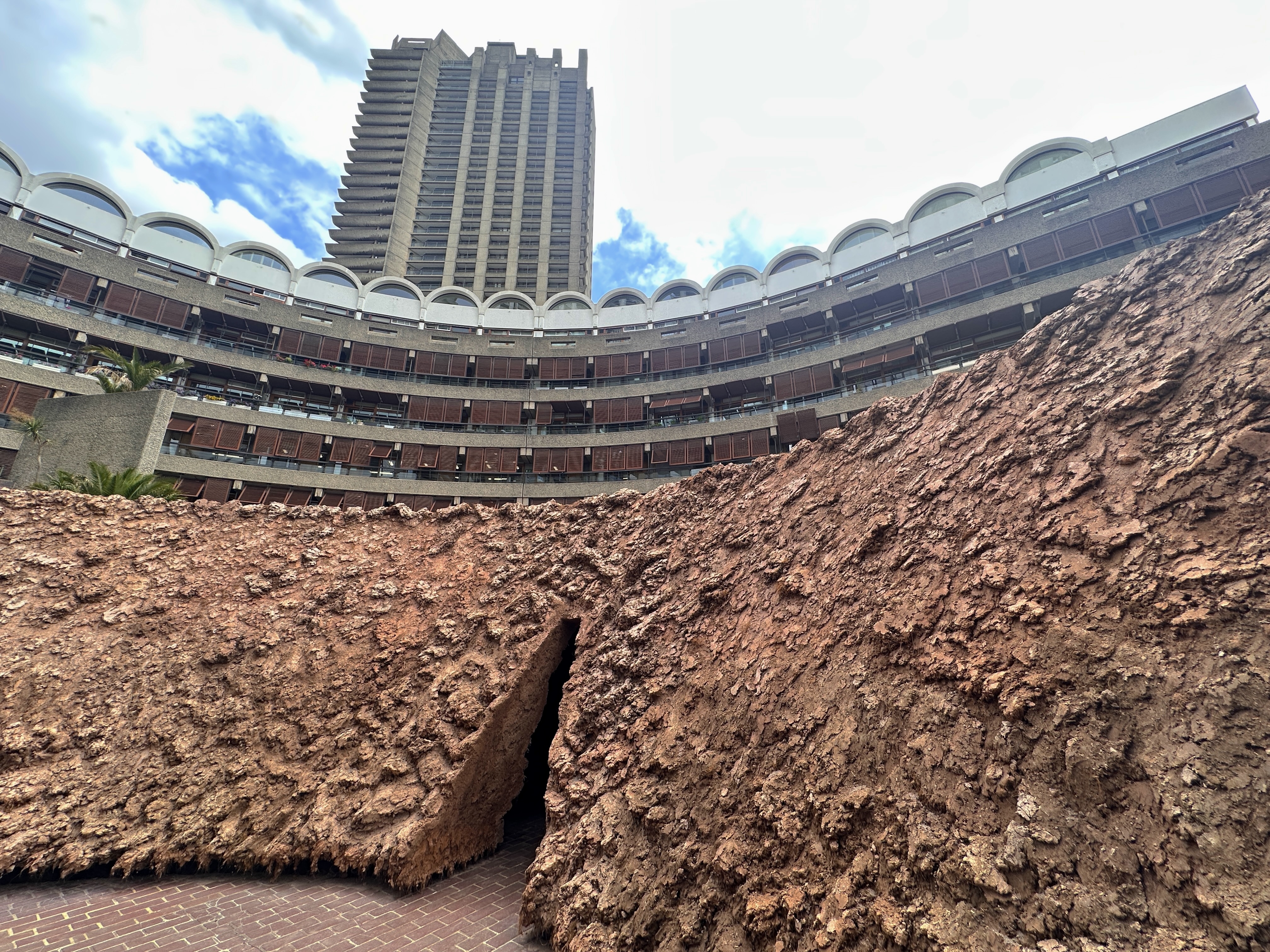 FREE: The Huge Soil Sculpture 'origo' Arrives At Barbican
