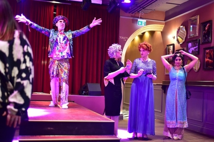 The Black Cap pub stage performance