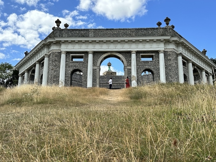 A hexagonal mausoleum in west wycombe