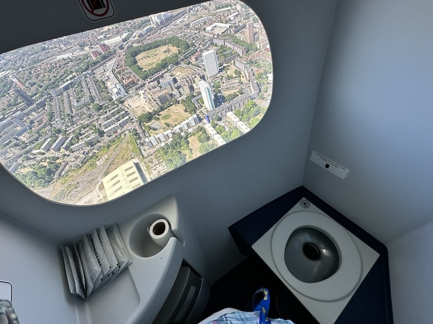 Toilet of the Goodyear Blimp