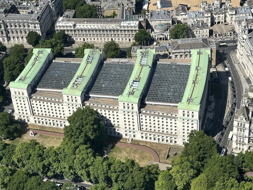 The MoD building in London