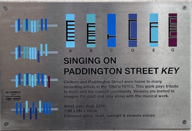 Code for singing on paddington street