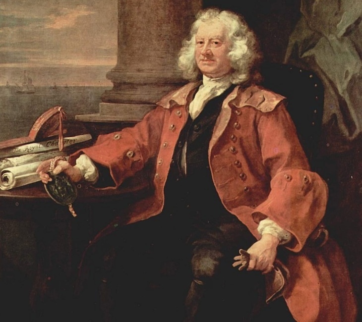 A portrait of Thomas Coram.