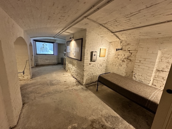 A basement space in Trent Park
