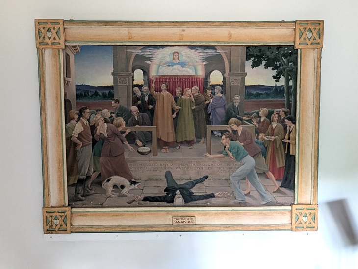 The Death of Ananias