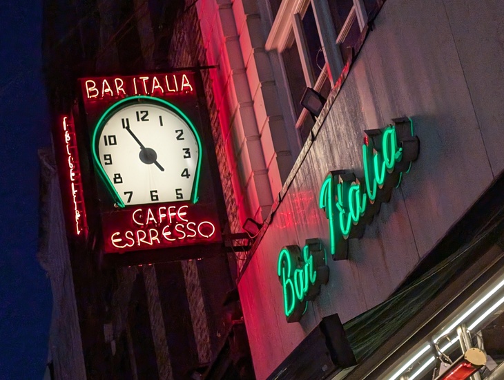 The front of Bar Italia