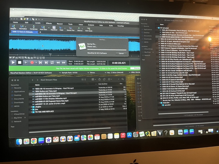 Recordings being digitised