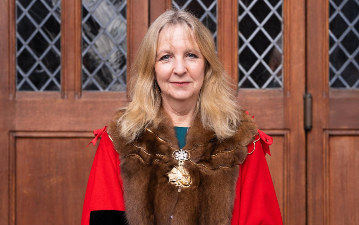 Lord Mayor's Show 2026: Dame Susan Langley in red ceremonial robes