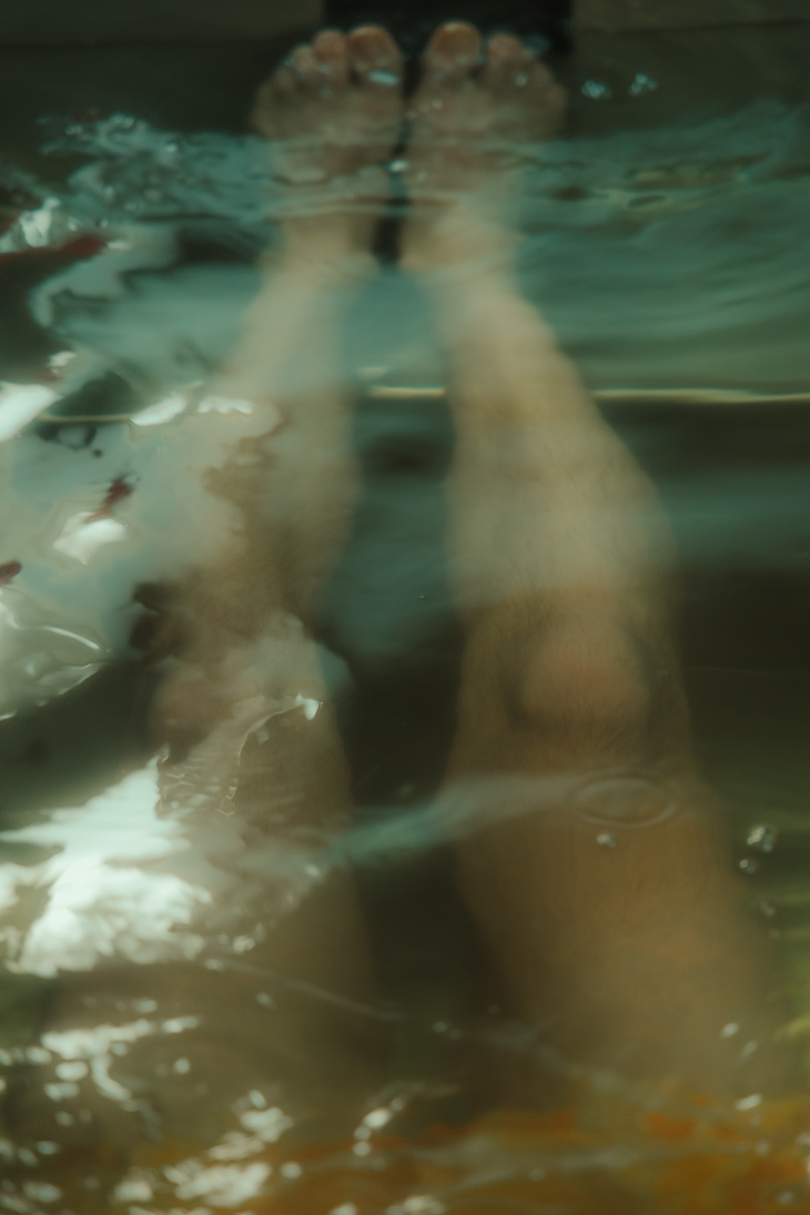 Legs in water