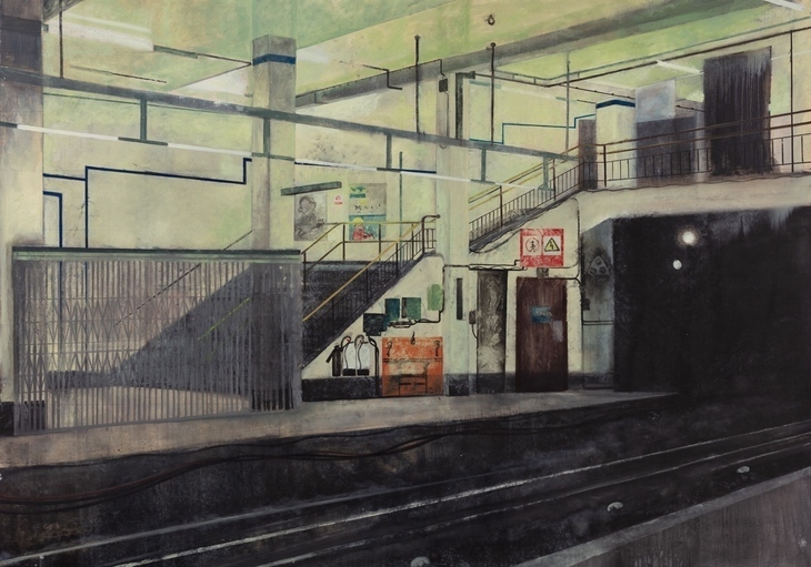 September 2026 top events in London: a painting of the inside of a Tube station