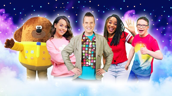 Things to do in London today: a poster featuring the cast of CBeebies Live