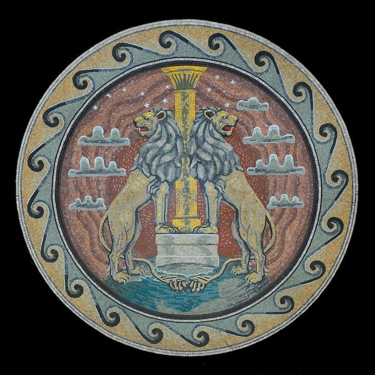 A mosaic in the Bank of England
