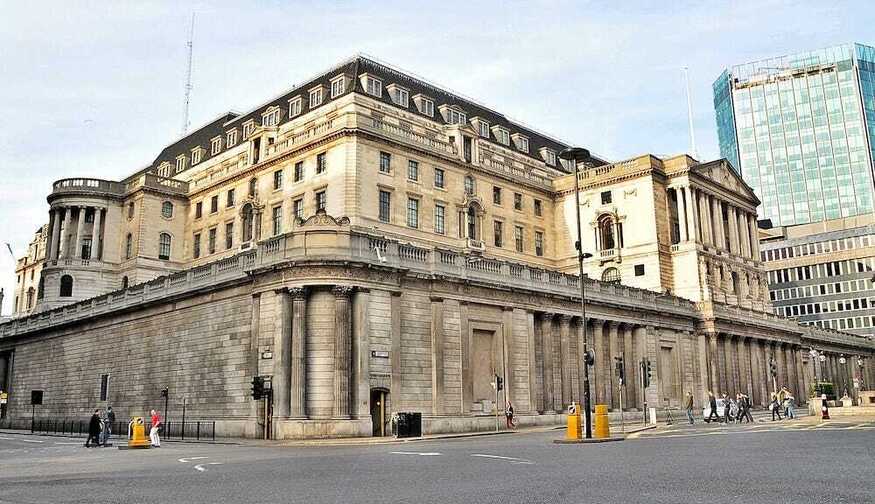 Bank of England in London