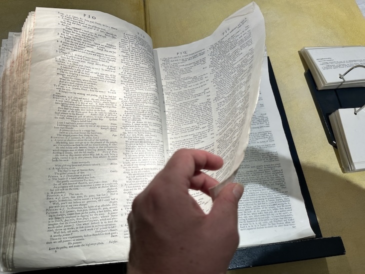 Dr Johnson's dictionary