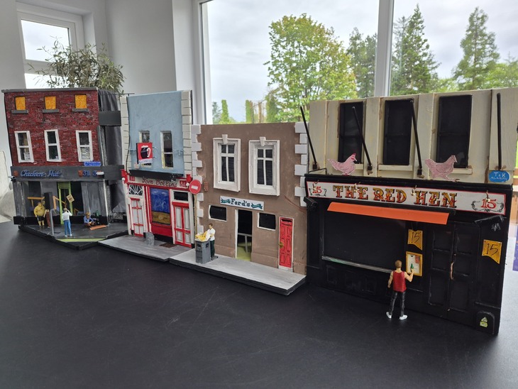 A miniature version of a Limerick street