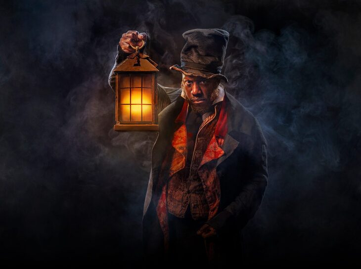 Giles Terera as Scrooge