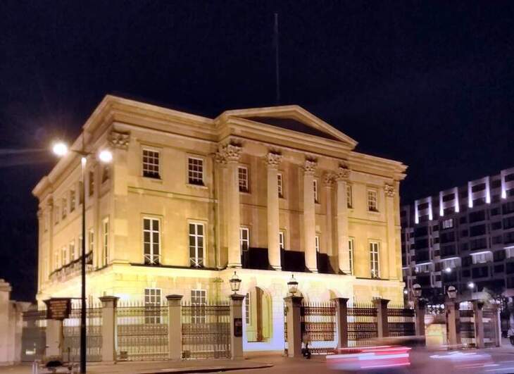 Apsley House at night