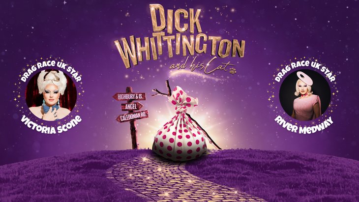 A poster featuring drag queens