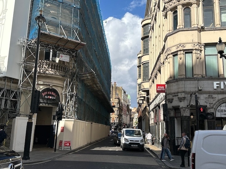 Great Windmill Street in Soho