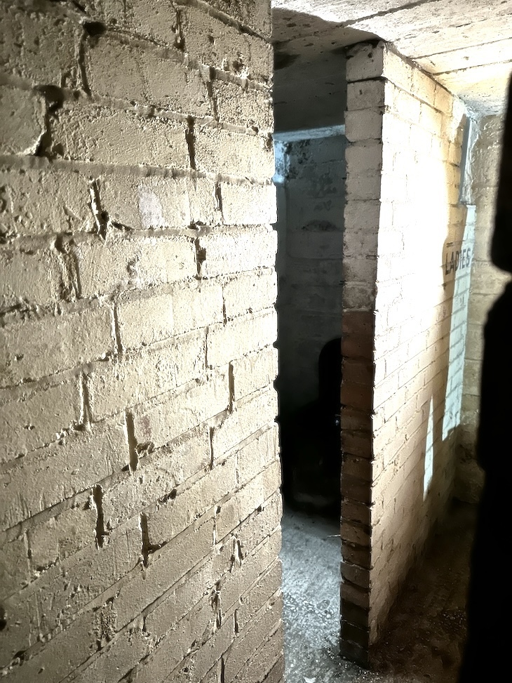 Toilets in St Leonard's Court bomb shelter