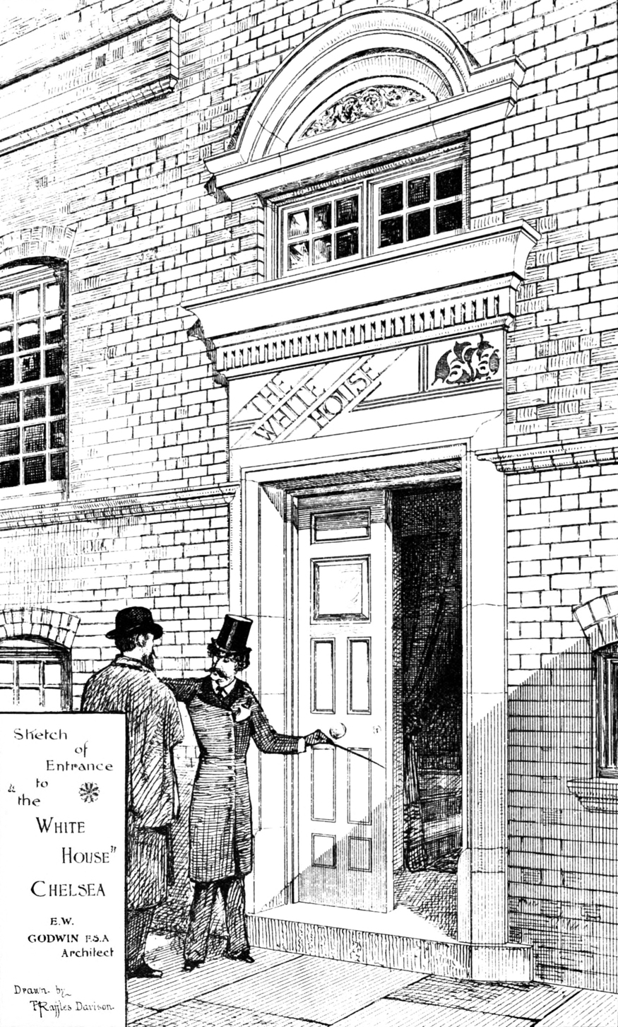 Whistler showing Godwin into the White House.