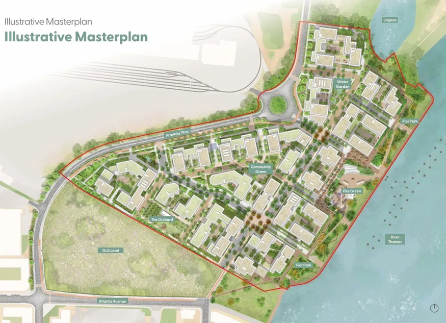Beckton Riverside development