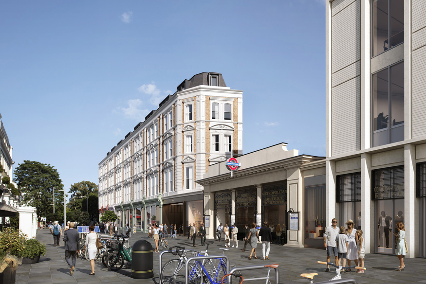 Thurloe Place new entrance South Kensington