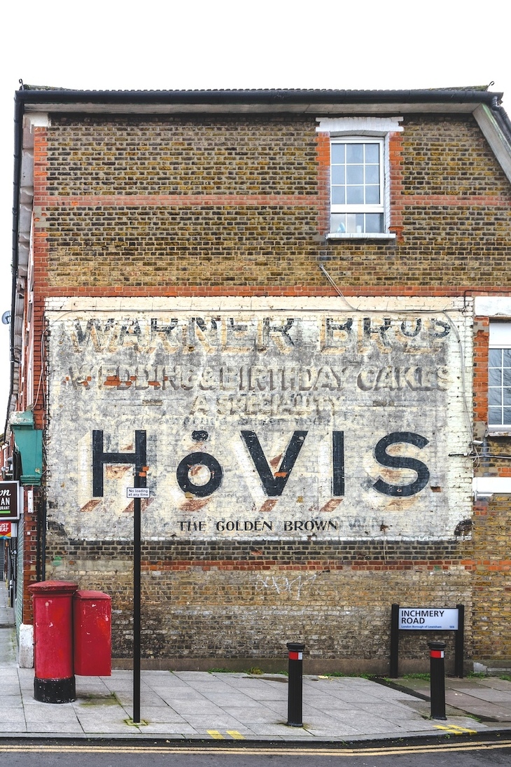A Hovis ghost sign