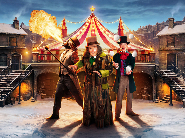 A circus style Scrooge