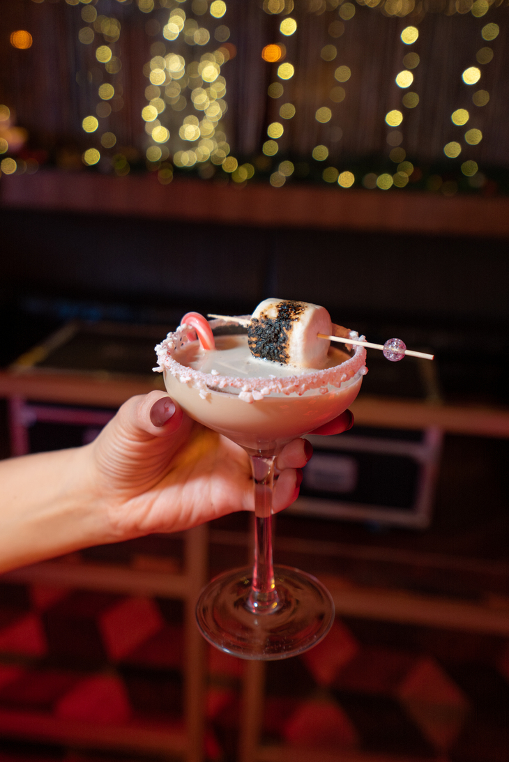 A sweet marshmallowy cocktail