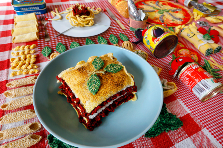 Free events in London this week: a knitted lasagna