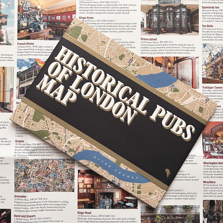 A Historical Pubs of London map