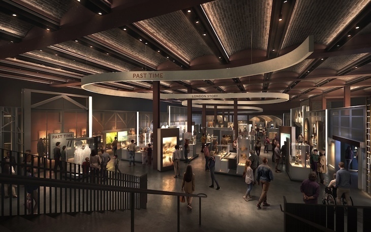 Things to do in London in November 2026: a mock-up of people inside the new London Museum