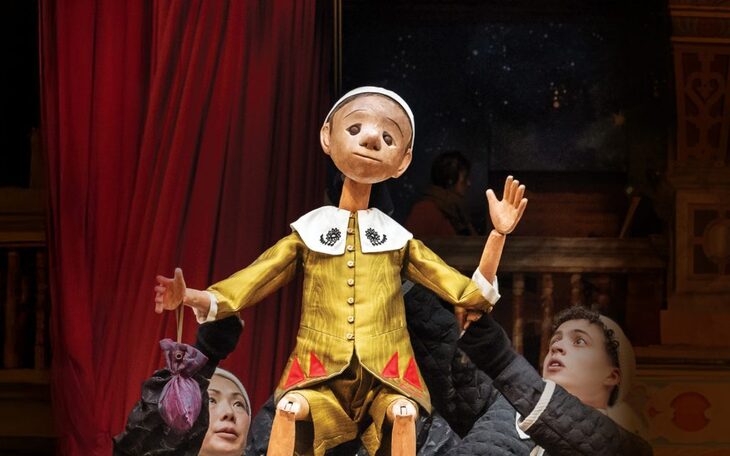 A Pinocchio puppet