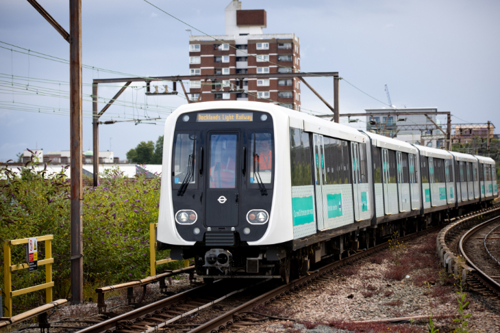 A new DLR train in action