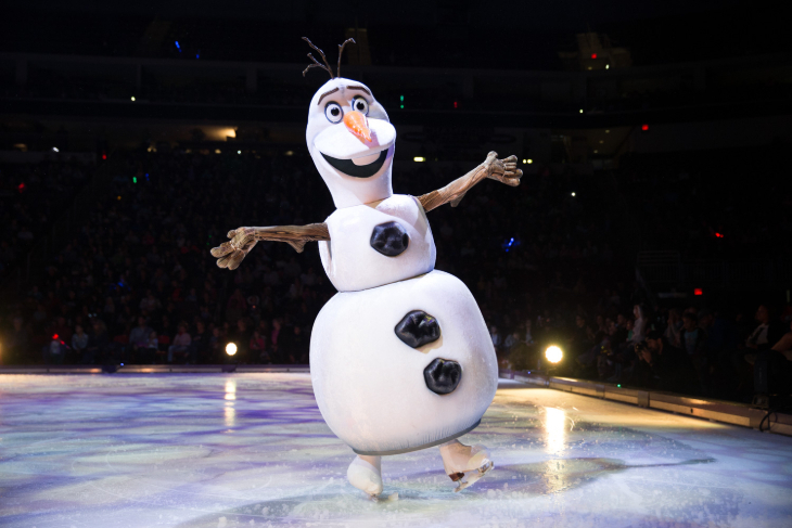 Things to do in London in December 2026: Olaf the snowman from Frozen in Disney On Ice