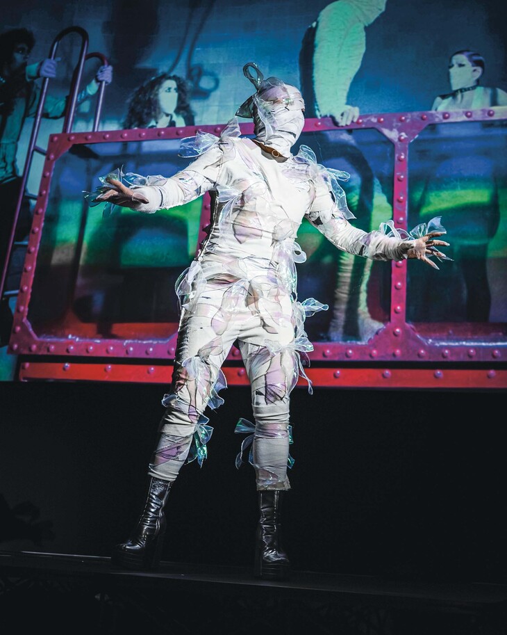A mummy on stage