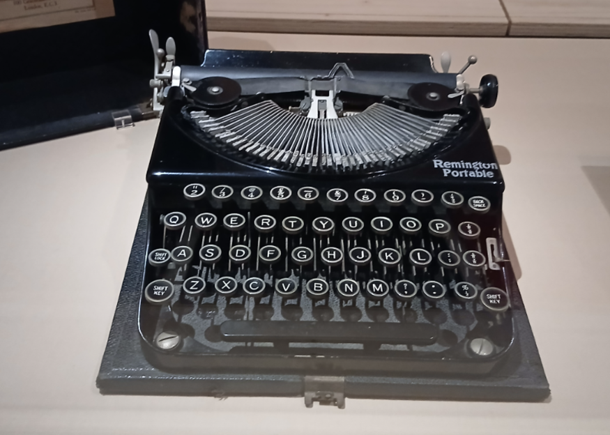Agatha Christie's typewriter